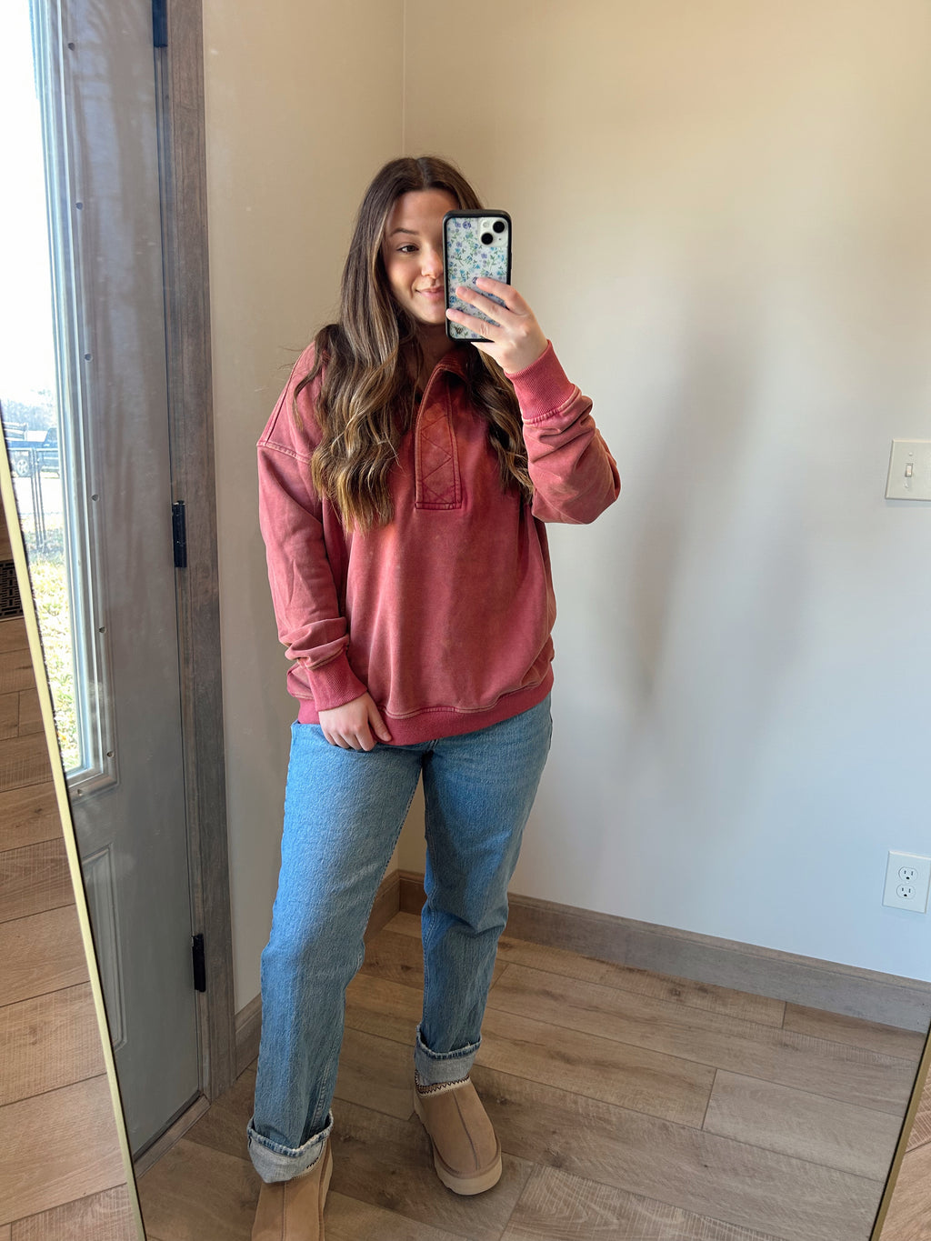 Vintage Red Pullover