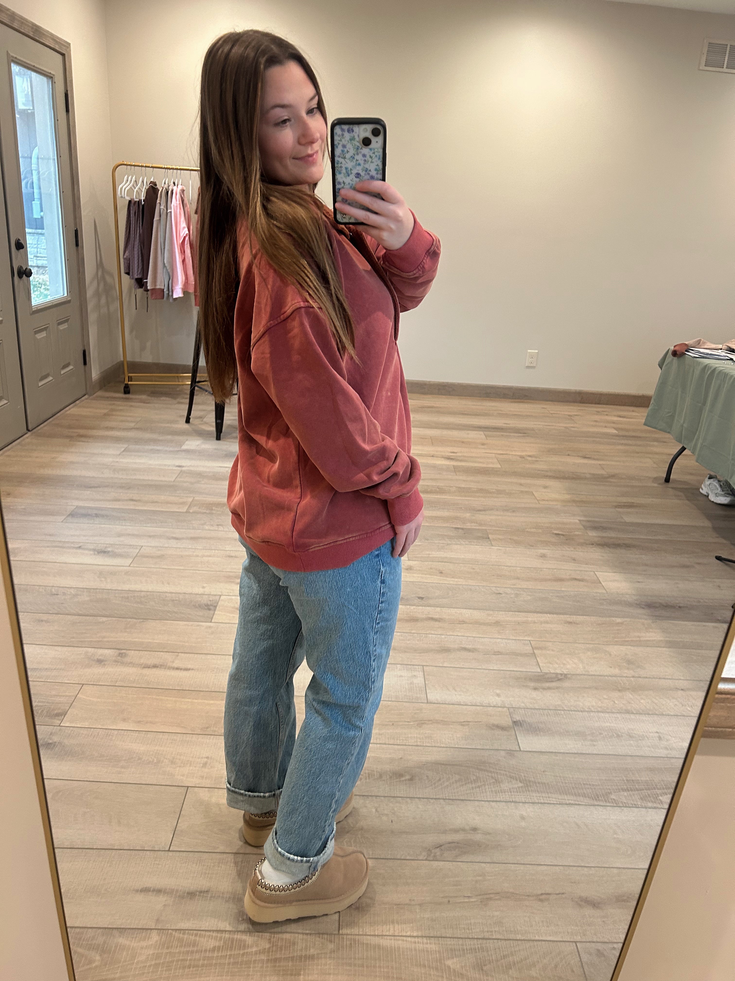 Vintage Red Pullover