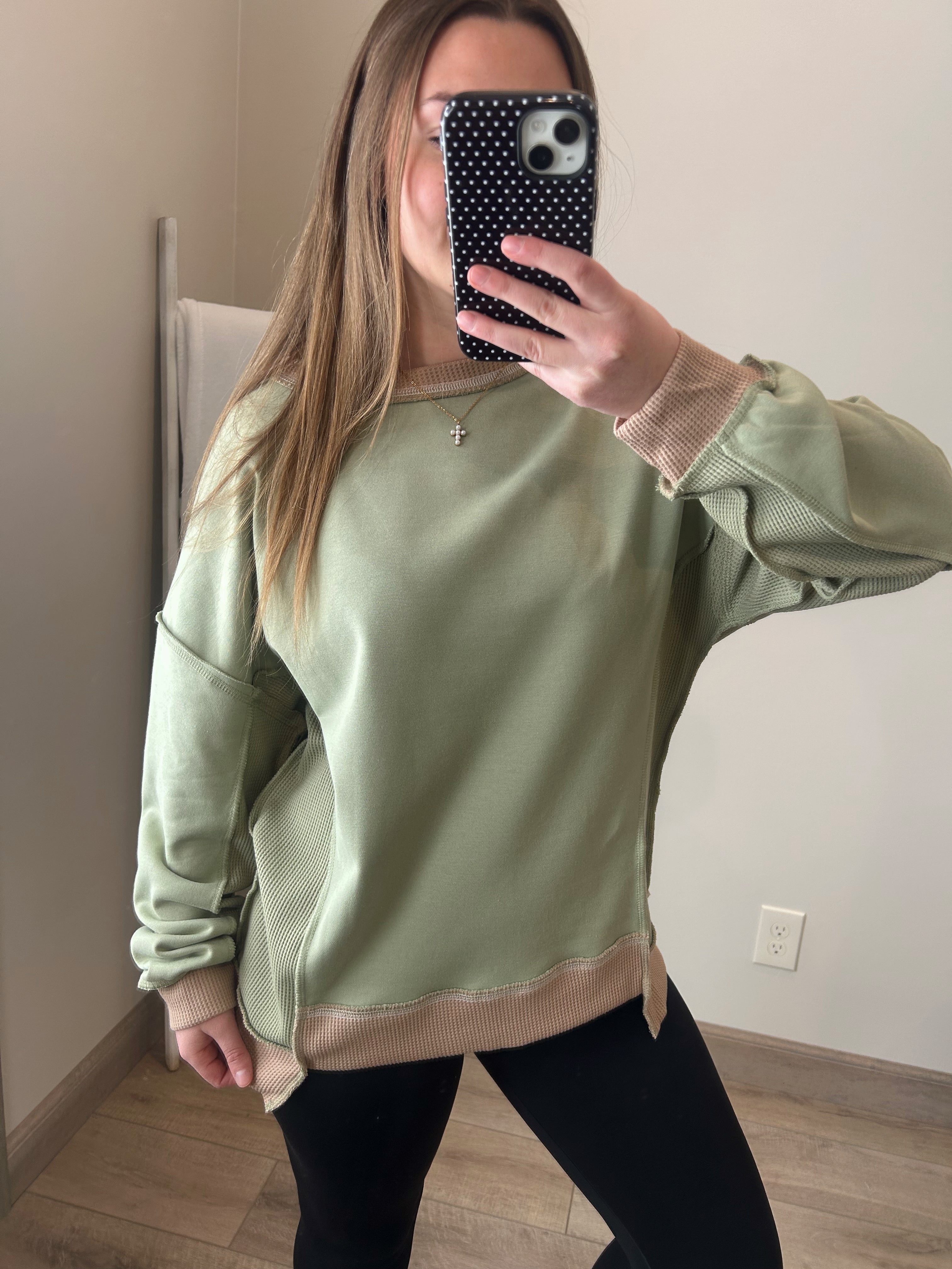 Nora Patchwork Pullover