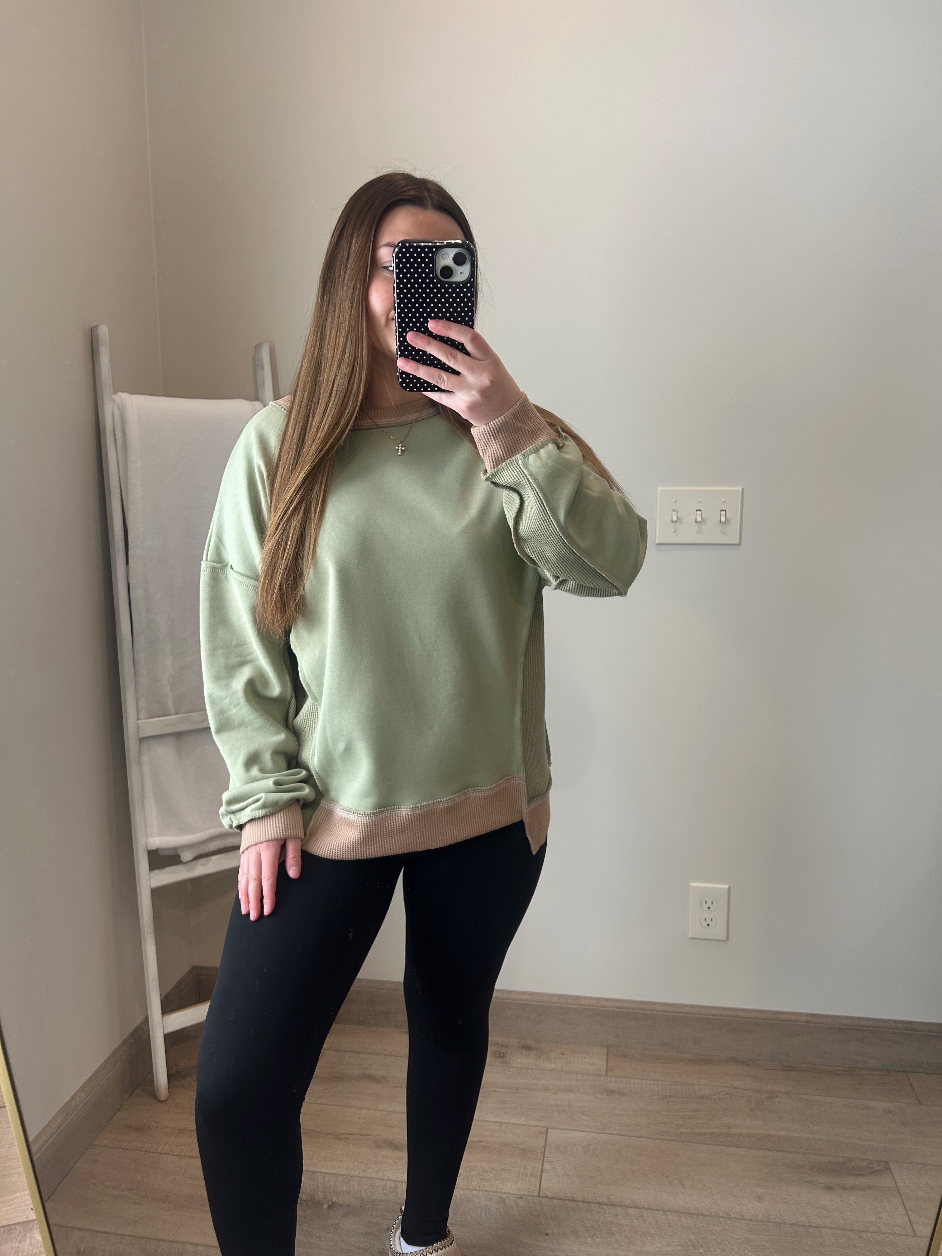 Nora Patchwork Pullover