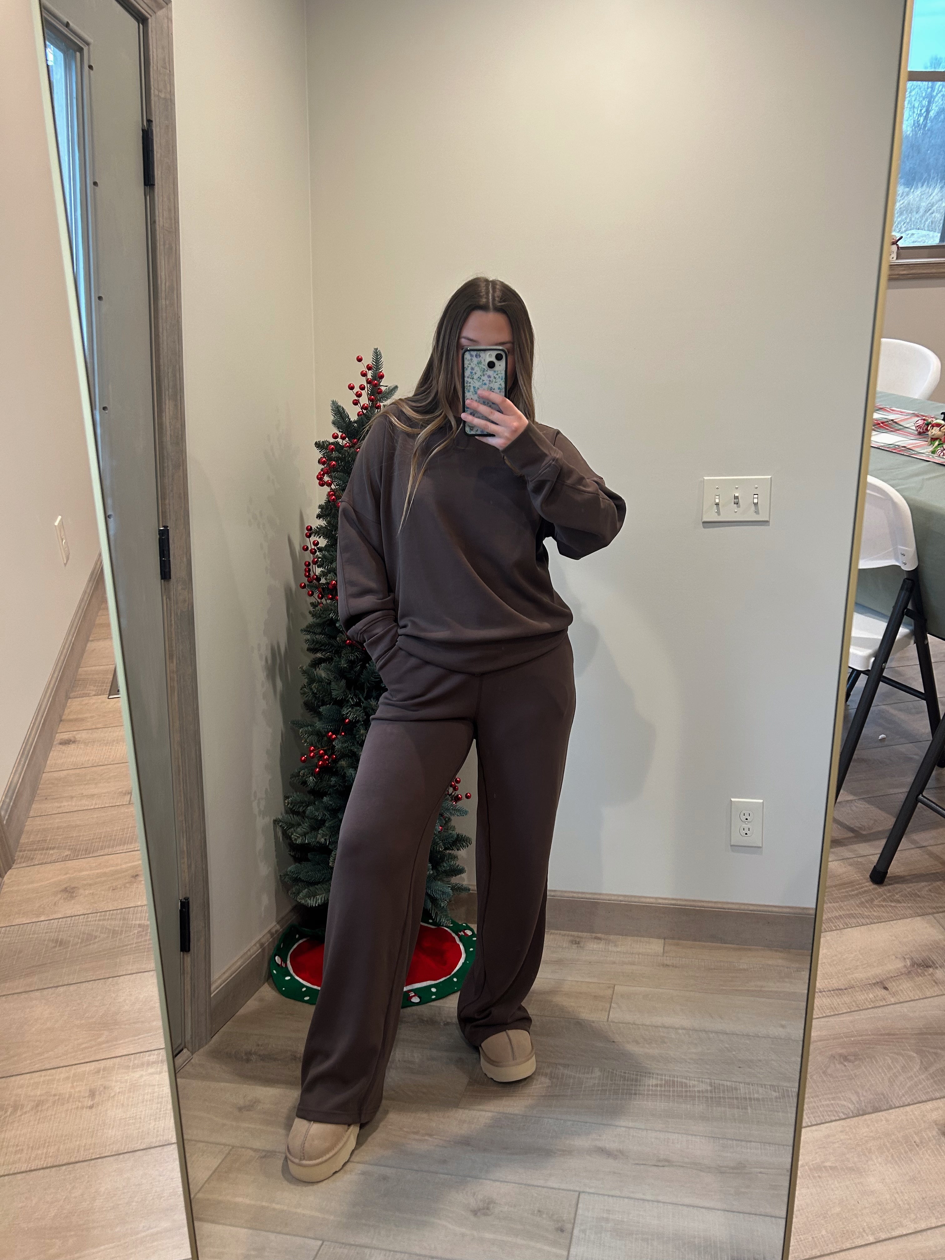 Mocha Scuba Sweatpants